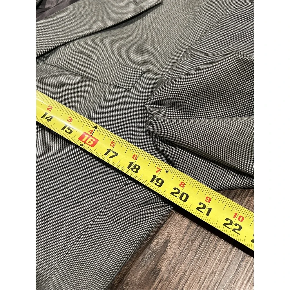 Lauren Ralph Lauren Men's Gray Sport Coat Jacket Blazer 38R 100% Wool